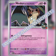 087/182 Mimikyu del Team Rocket | Rivali Predestinati