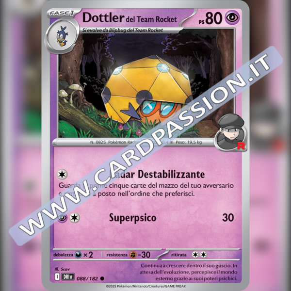 088/182 Dottler del Team Rocket | Rivali Predestinati