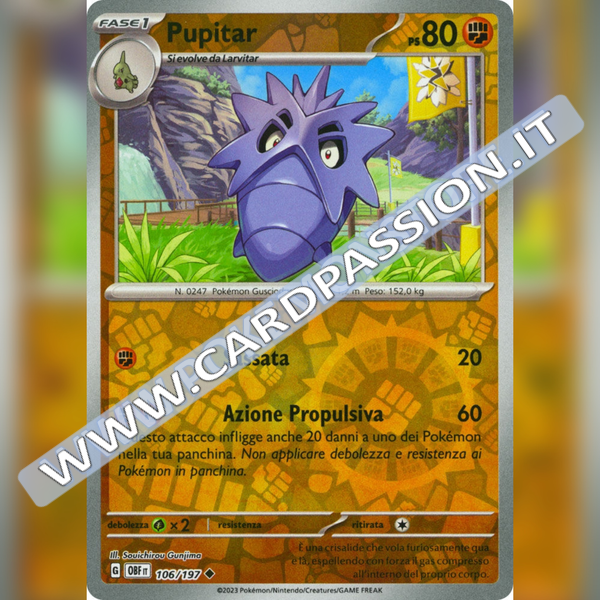 106/197 Pupitar Reverse | Ossidiana Infuocata