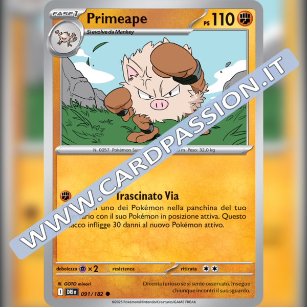 091/182 Primeape | Rivali Predestinati