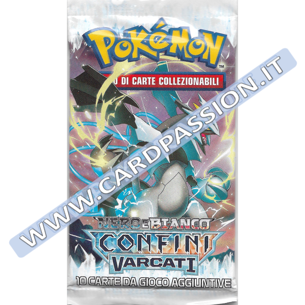 ★ Bustina Nero e Bianco Confini Varcati | Artwork Kyurem Nero (IT) - Card Passion