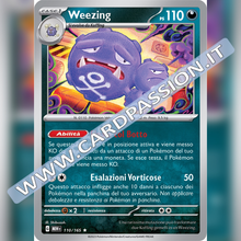 110/165 Weezing Holo | Scarlatto e Violetto 151