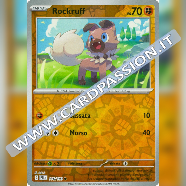 116/193 Rockruff Reverse | Evoluzioni a Paldea