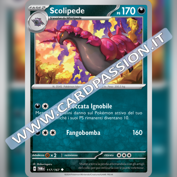 117/167 Scolipede | Crepuscolo Mascherato