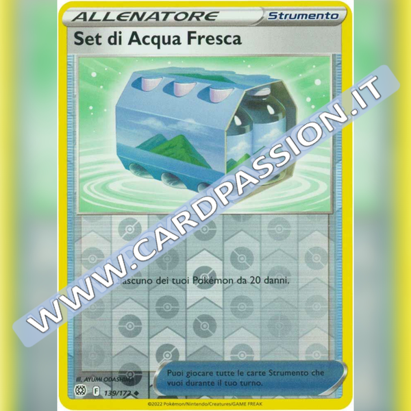 139/172 Set di Acqua Fresca Reverse | Astri Lucenti - Card Passion