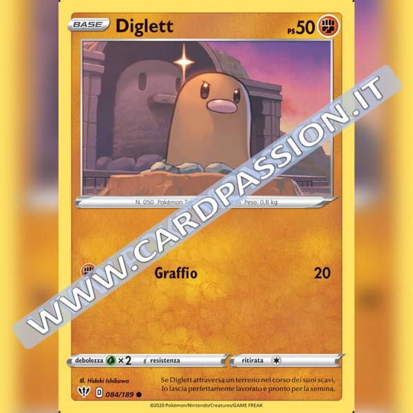 084/189 Diglett Comune | Fiamme Oscure - Card Passion