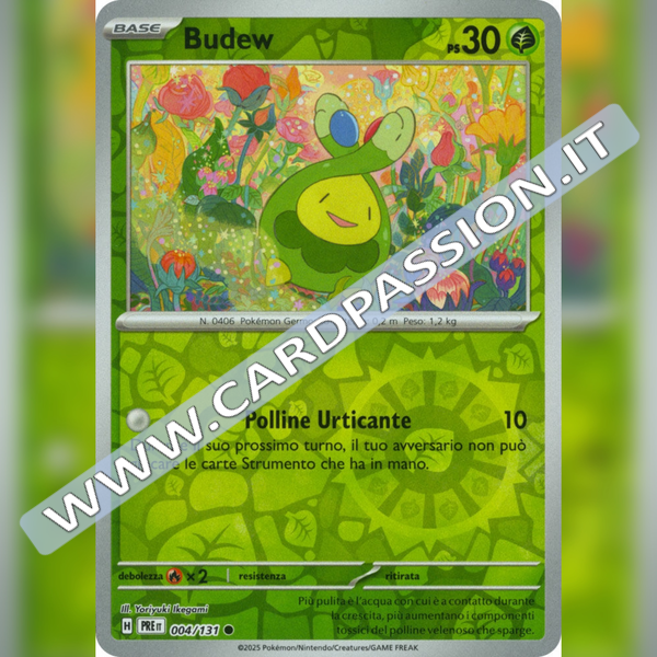 004/131 Budew Reverse | Evoluzioni Prismatiche