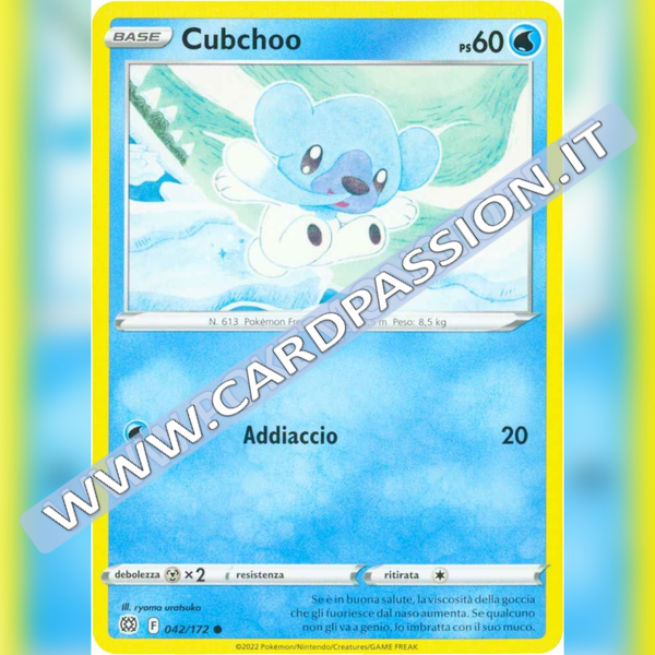 042/172 Cubchoo | Astri Lucenti - Card Passion