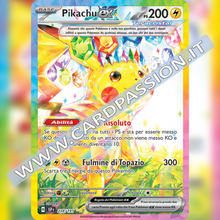 238/191 Pikachu ex Teracristal (Alternative Art) | Scintille Folgoranti