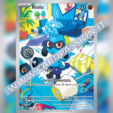 215/198 Riolu Illustrazione Rara | Scarlatto e Violetto