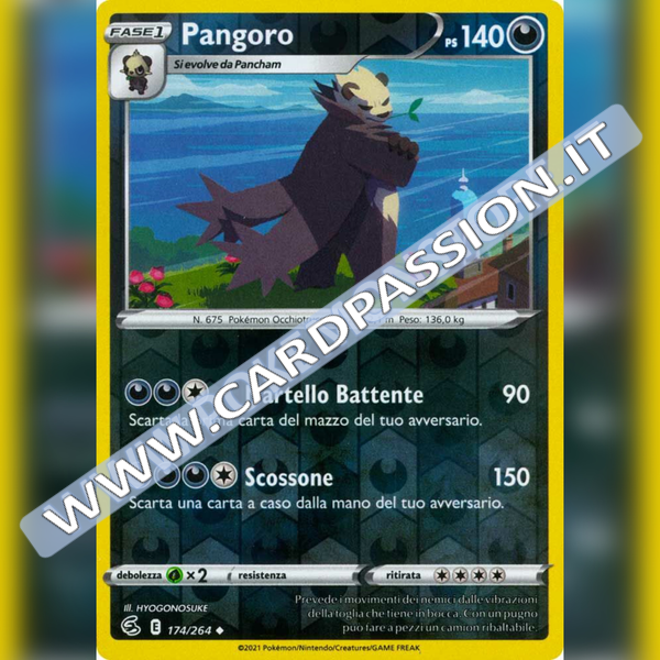 174/264 Pangoro Reverse | Colpo Fusione - Card Passion