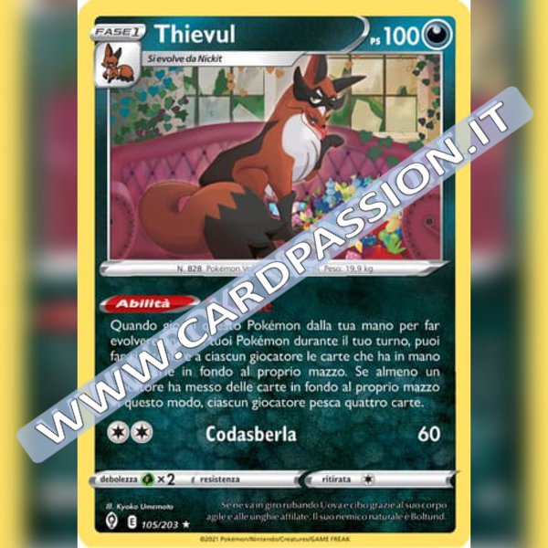 105/203 Thievul | Evoluzioni Eteree - Card Passion