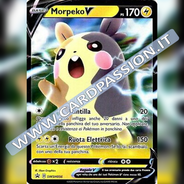 SWSH056 Morpeko V | Black Star Promo - Card Passion