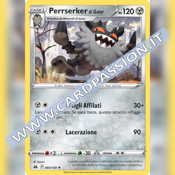 085/159 Perrserker di Galar | Zenit Regale