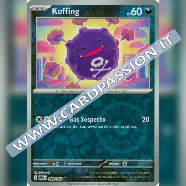 109/165 Koffing Reverse | Scarlatto e Violetto 151