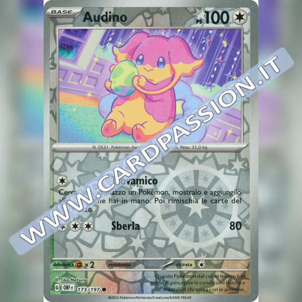 173/197 Audino Reverse | Ossidiana Infuocata