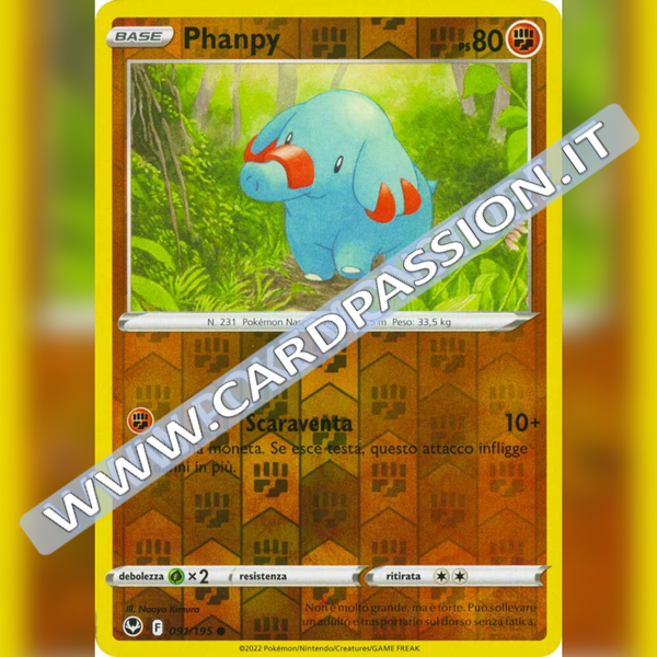 091/195 Phanpy Reverse | Tempesta Argentata