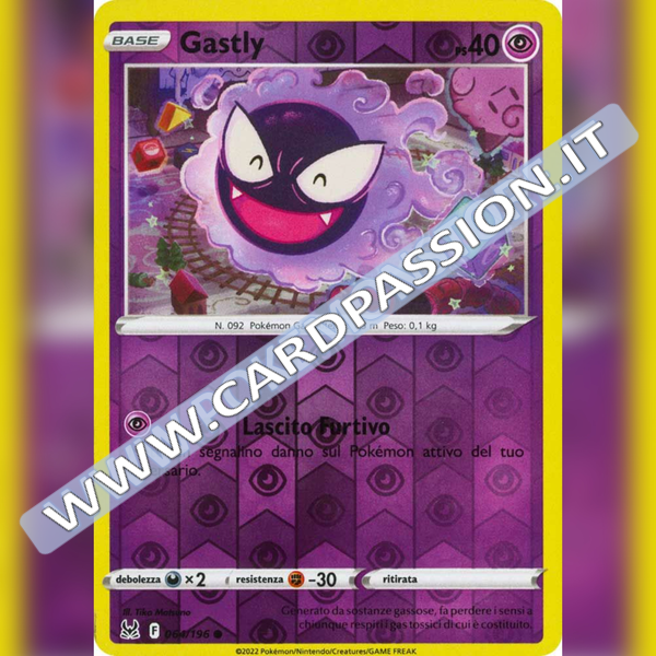 064/196 Gastly Reverse | Origine Perduta - Card Passion