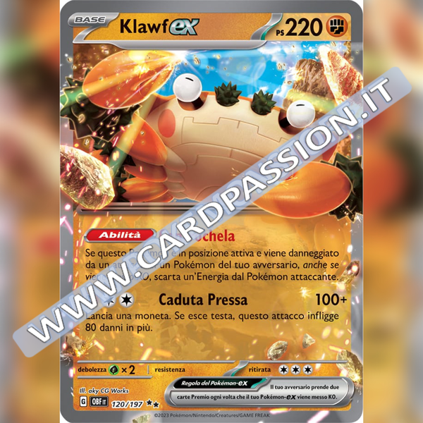 120/197 Klawf ex | Ossidiana Infuocata