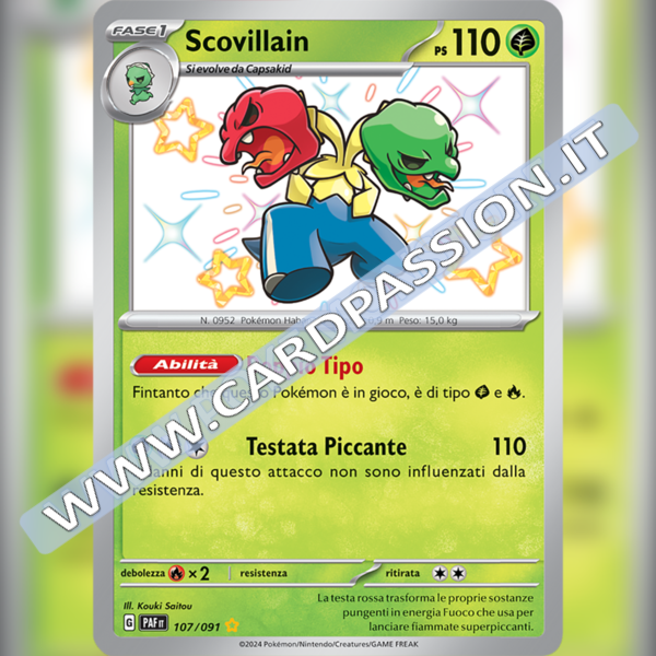 107/091 Scovillain Shiny | Destino di Paldea