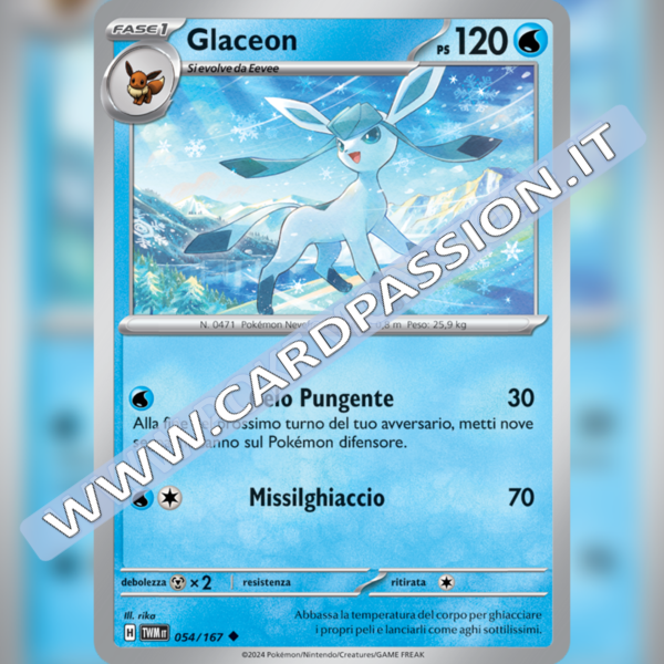 054/167 Glaceon | Crepuscolo Mascherato
