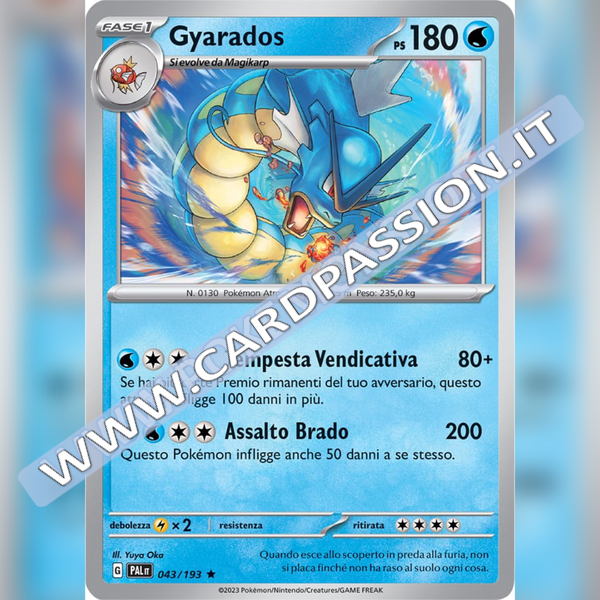 043/193 Gyarados Holo | Evoluzioni a Paldea