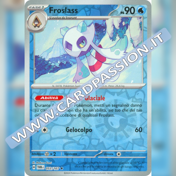 053/167 Froslass Reverse | Crepuscolo Mascherato