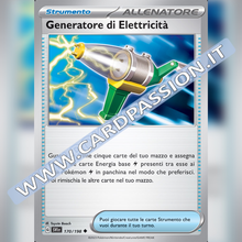 170/198 Generatore di Elettricita | Scarlatto e Violetto