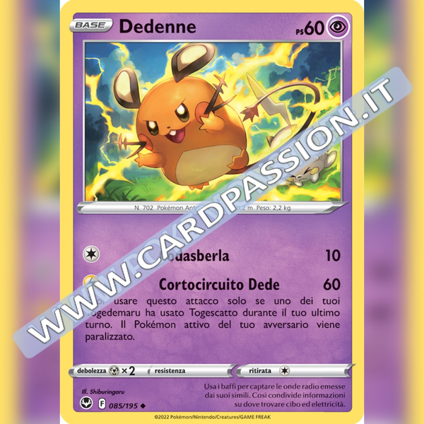 085/195 Dedenne | Tempesta Argentata