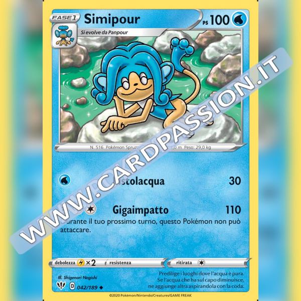 042/189 Simipour Non Comune | Fiamme Oscure - Card Passion