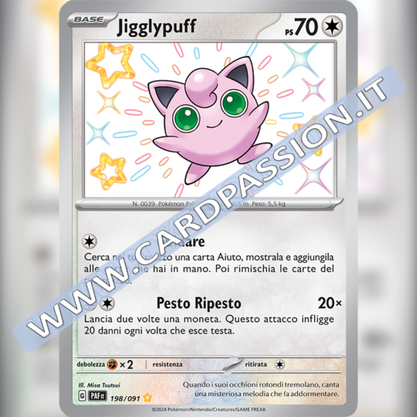 198/091 Jigglypuff Shiny | Destino di Paldea