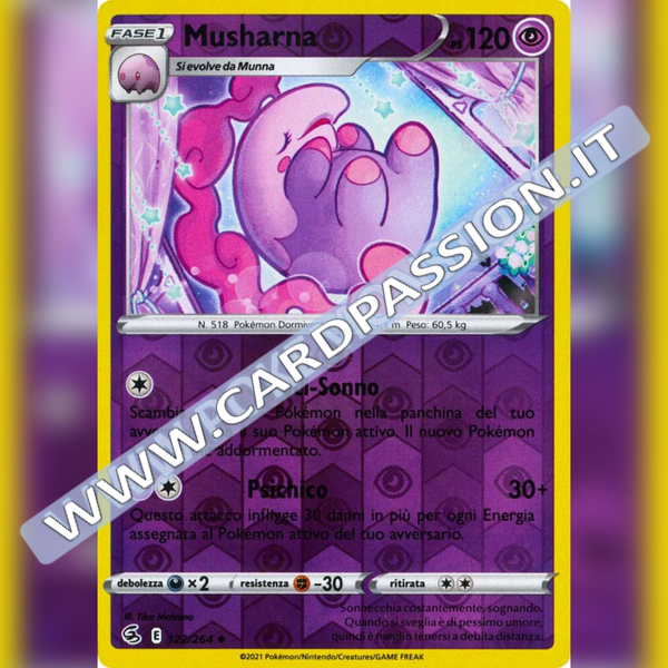 122/264 Musharna Reverse | Colpo Fusione - Card Passion