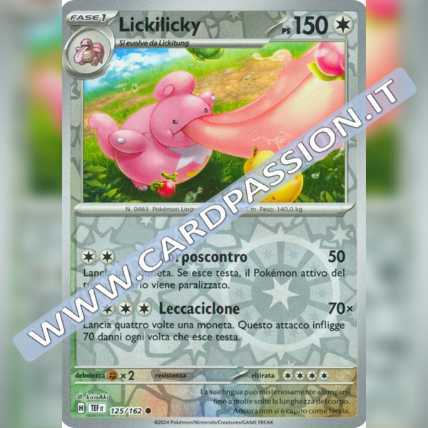 125/162 Lickilicky Reverse | Cronoforze