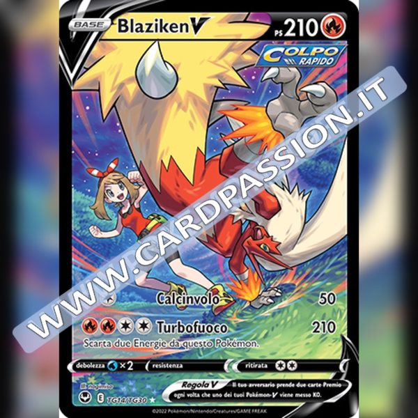 TG14/TG30 Blaziken V | Tempesta Argentata
