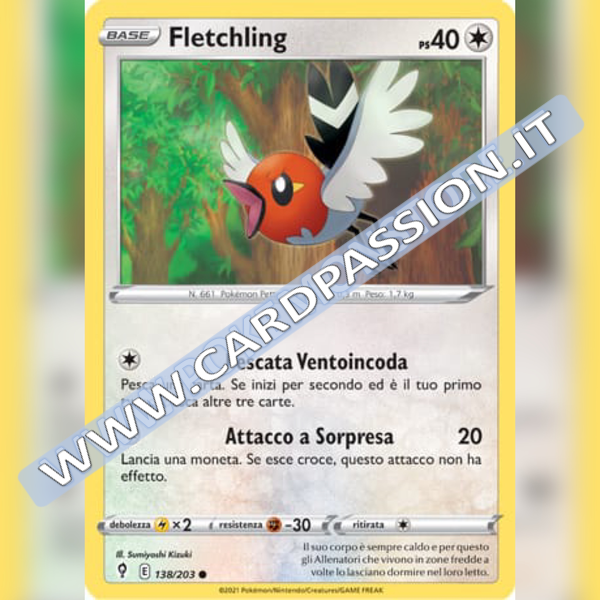 138/203 Fletchling | Evoluzioni Eteree - Card Passion