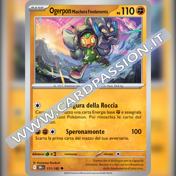 111/182 Ogerpon Maschera Fondamenta | Rivali Predestinati