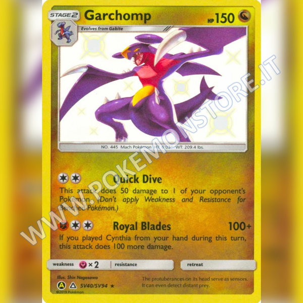 SV40/SV94 Garchomp Baby Shiny | Hidden Fates - Card Passion
