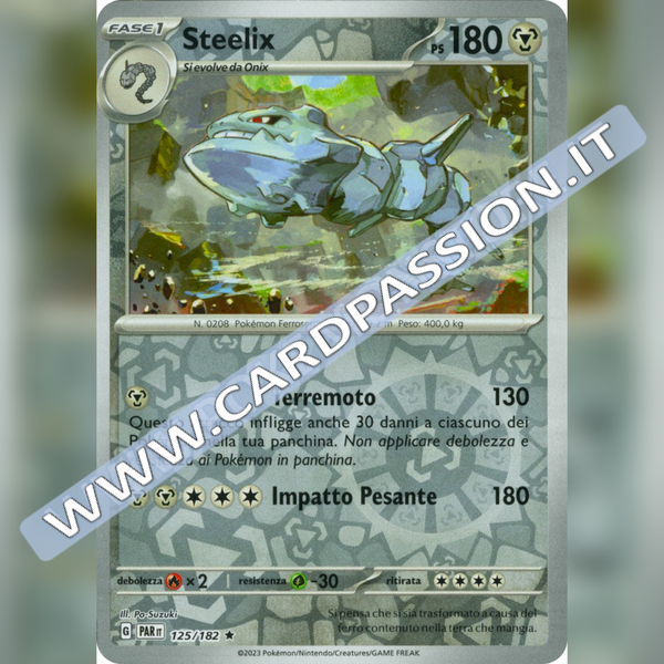 125/182 Steelix Reverse | Paradosso Temporale