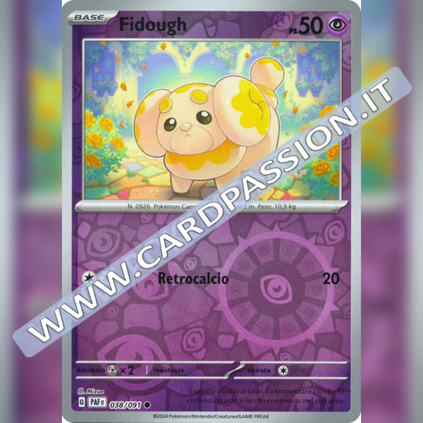 038/091 Fidough Reverse | Destino di Paldea