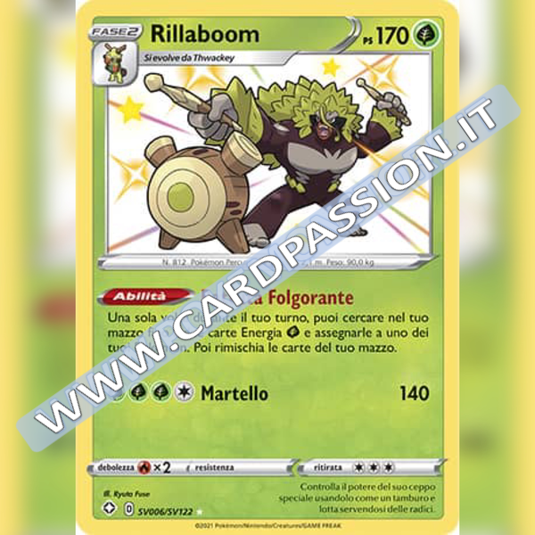 SV006/SV122 Rillaboom Baby Shiny | Destino Splendente - Card Passion