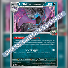 121/182 Golbat del Team Rocket | Rivali Predestinati