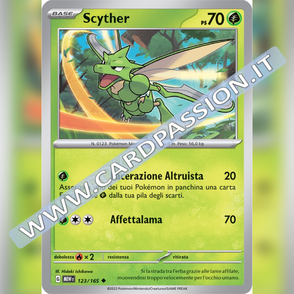 123/165 Scyther | Scarlatto e Violetto 151
