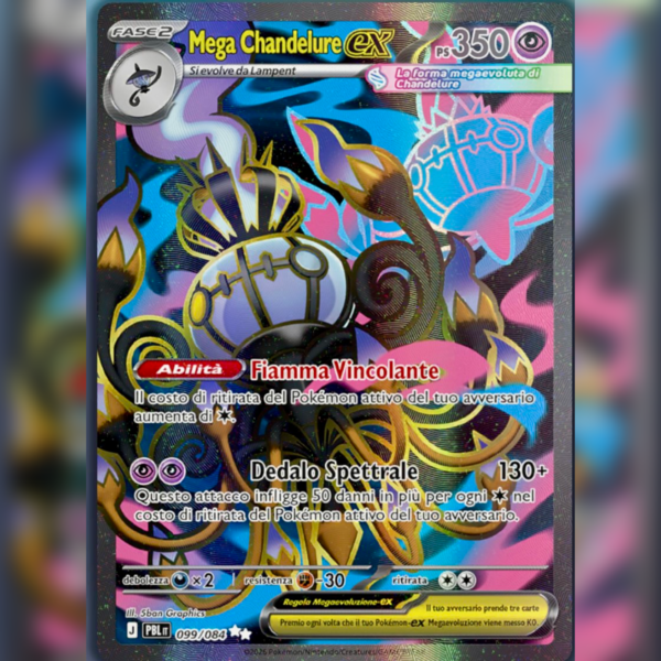 099/084 Mega Chandelure-ex (FA) | Buio Pesto