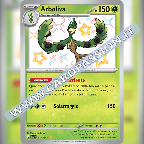 104/091 Arboliva Shiny | Destino di Paldea
