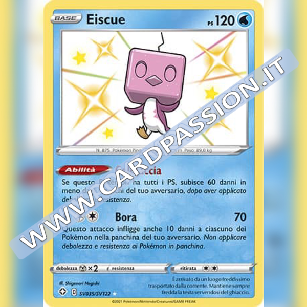 SV035/SV122 Eiscue Baby Shiny (ITA) Mint - Card Passion