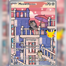 141/128 Meowth di Galar AR | 30esimo Anniversario