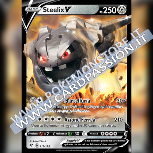 115/185 Steelix V | Voltaggio Sfolgorante - Card Passion