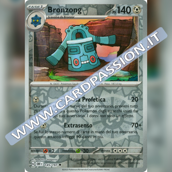 145/197 Bronzong Reverse | Ossidiana Infuocata