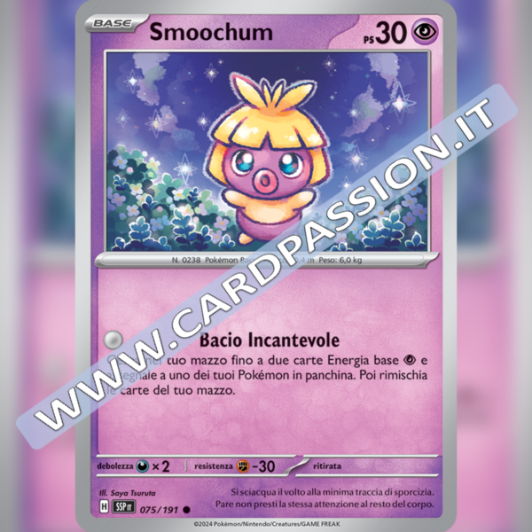 075/191 Smoochum | Scintille Folgoranti