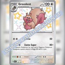 206/091 Greedent Shiny | Destino di Paldea